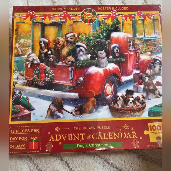 #21 Christmas Advent Calendar Jigsaw Puzzle - Picture 1 of 4
